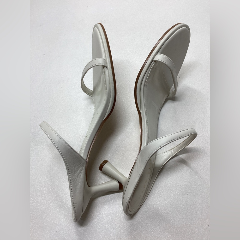 Marc Fisher LTD Alonde kitten heels  white Sandals - Picture 9 of 15